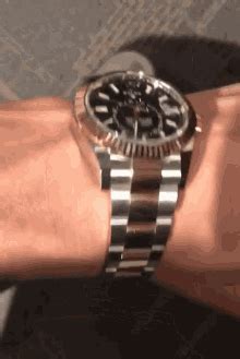 rolex watch infinite gif|guy flexing rolex gif.